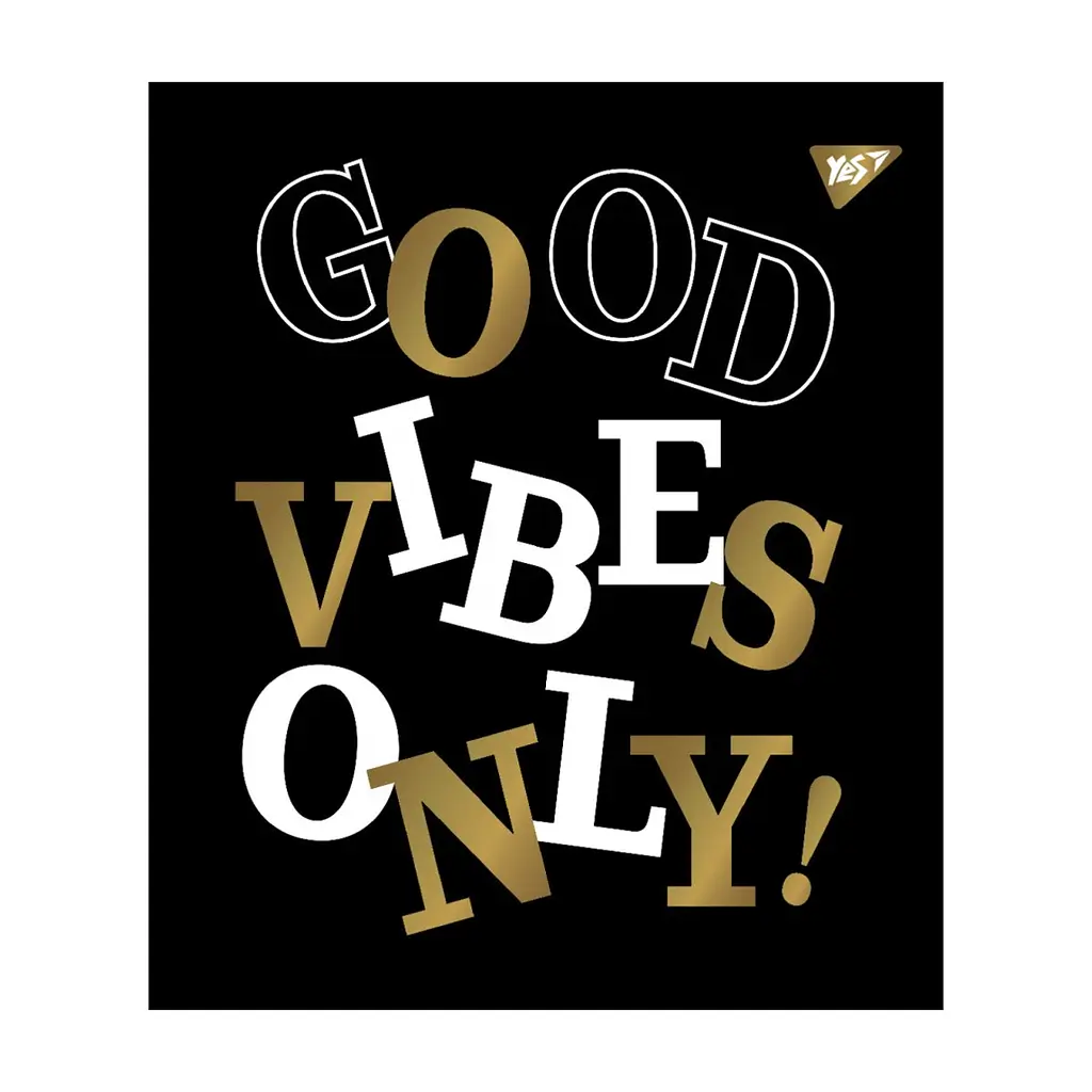 Зошит Yes А5 Good vibes 96 аркушів лінія (766911), в асортименті - фото 4