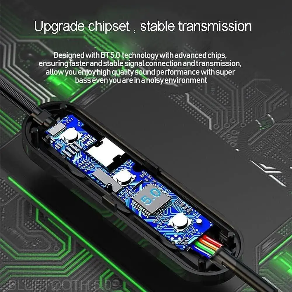 Бездротові навушники Deep Bass Bluetooth з мікрофоном та шумозаглушенням - фото 7