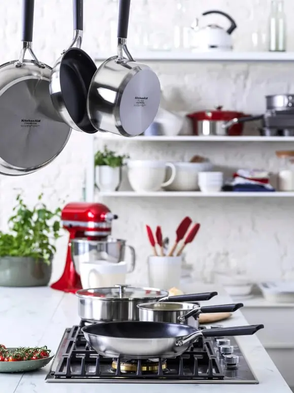 Набір сковорідок KitchenAid CSS 2 предмети чорний СС005706-001 - фото 3