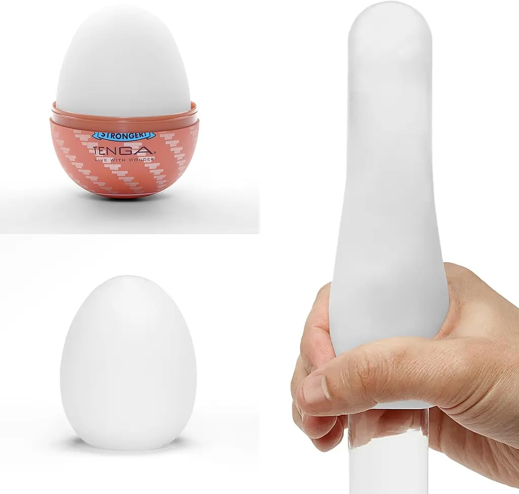 Набір мастурбаторів-яєць Tenga Egg Hard Boilded II Pack (6 яєць), щільний TPE, опукла текстура - фото 4