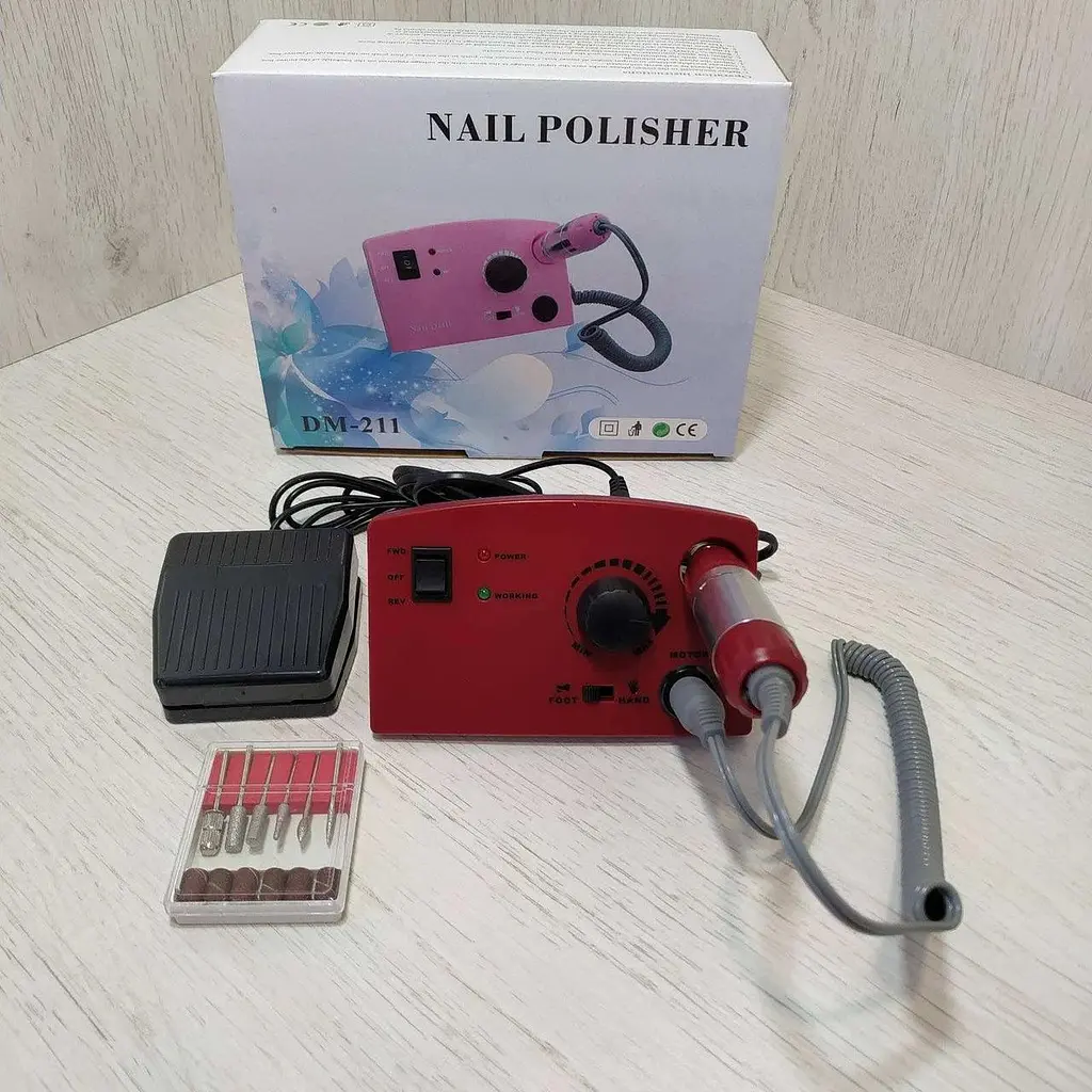 Фрезер для манікюру та педикюру Nail Polisher DM-211 - фото 5