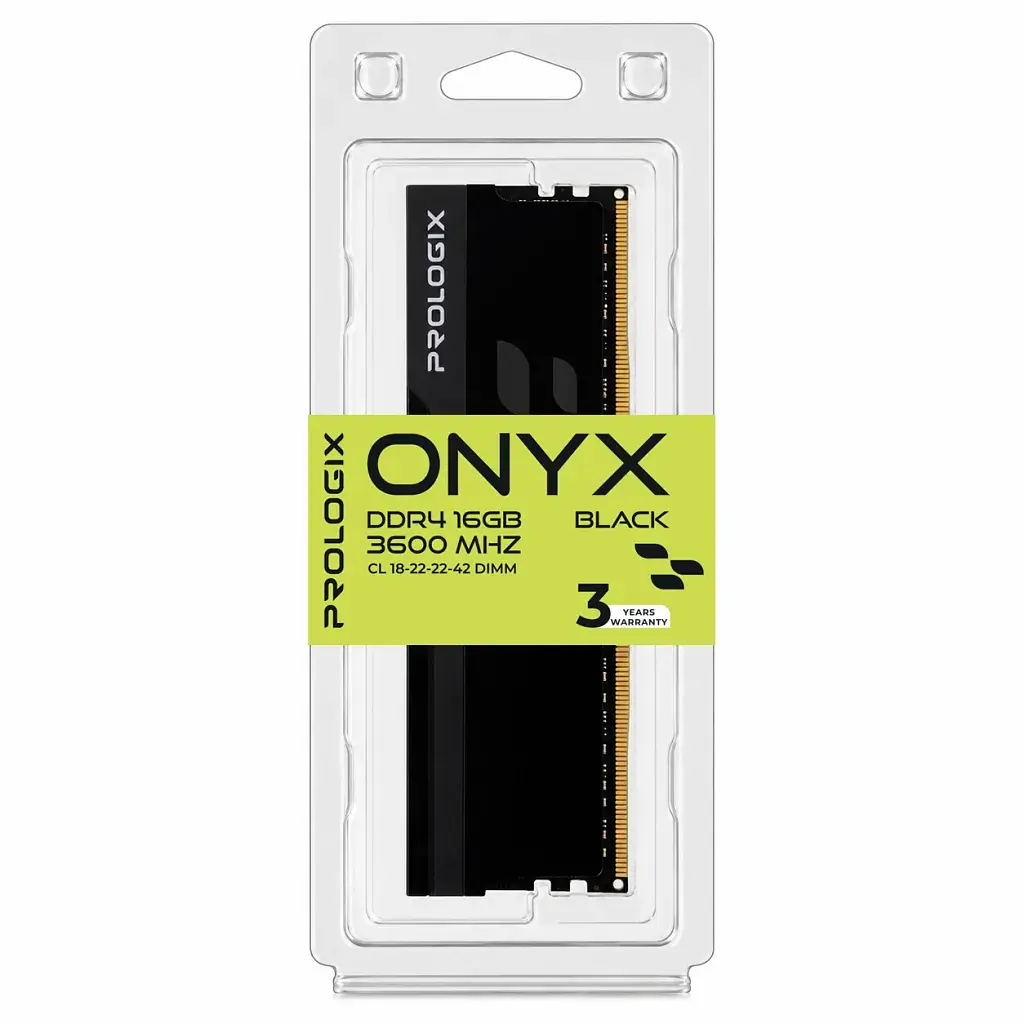 Модуль пам'яті для комп'ютера DDR4 16GB 3600 MHz Onyx Black Prologix (PRO16GB3600YB4) - фото 4