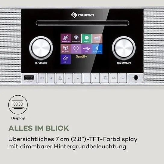 Радіо-інтернет Auna Connect CD MKII (10037490) - фото 8