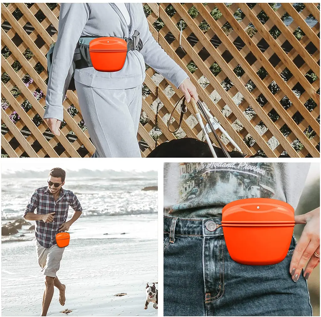 Силіконова сумка для ласощів ANTUREBAY Update Silicone Dog Treat Pouch - фото 7