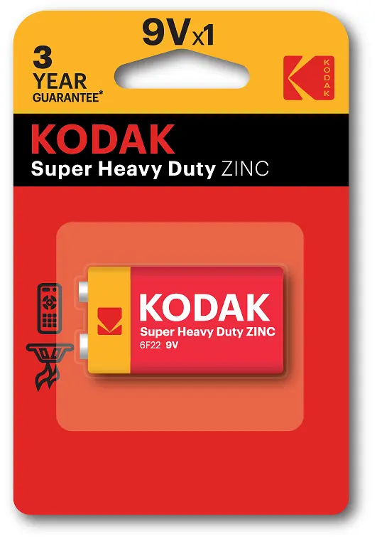 Батарейка Kodak LongLife 6F22 (27059)