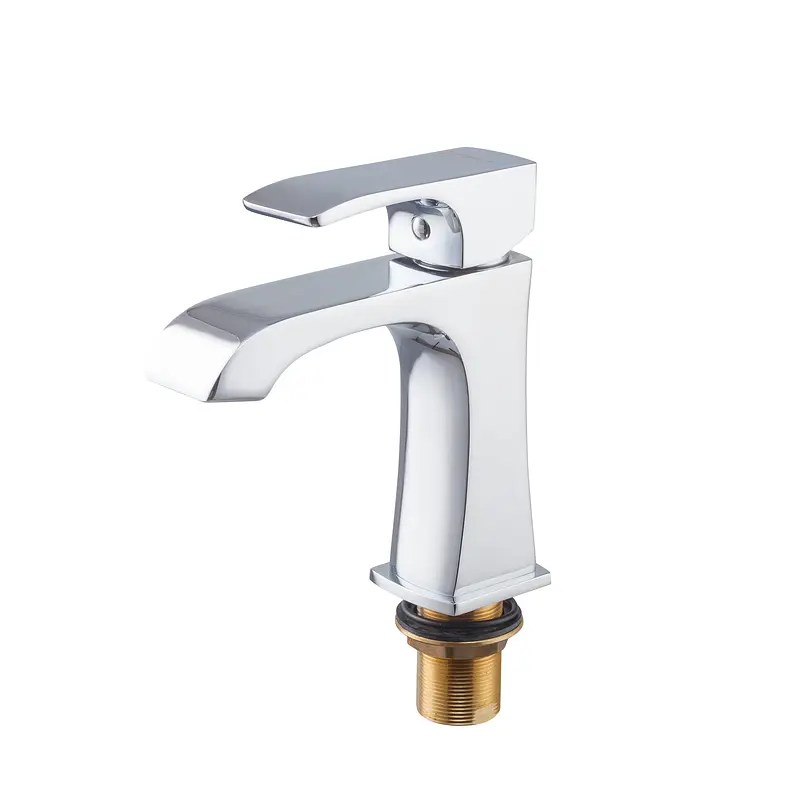 Змішувач для умивальника Haiba Monaco 001 Nut HB9651, Хром - фото 4