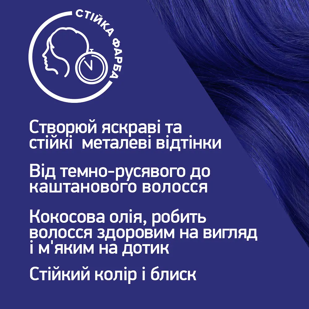 Фарба для волосся Schwarzkopf Live Urban Metallics U67 Blue Mercury  - фото 3