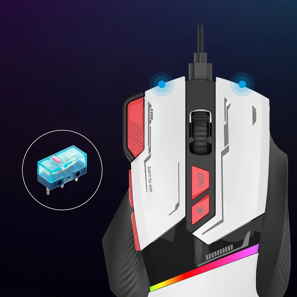 USB миша GamePro GM300 White UA - фото 4
