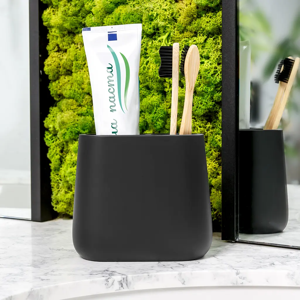 Набір аксесуарів для ванної кімнати МВМ My Home MVM-17 чорний (MVM-MH-17 BLACK) - фото 11