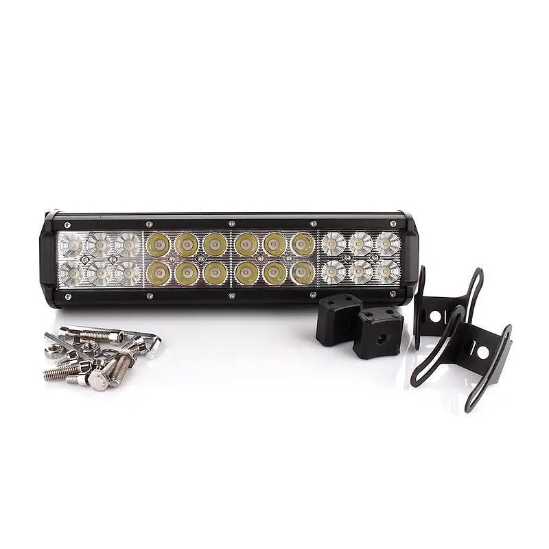 Світлодіодна Балка фара LED Belauto / 300x80x65 mm / 72W / 3W x 24 / 10-30V / Ближнє та Далеке світло (BOL2403) - фото 6