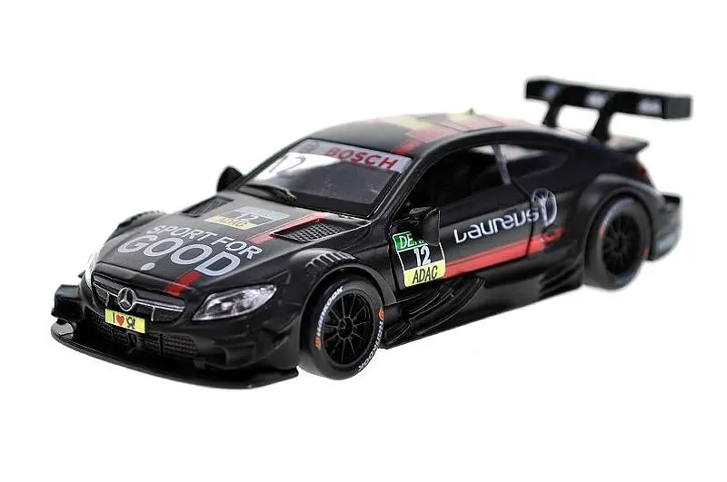 Іграшкова машинка гоночна Mercedes-AMG C 63 DTM 1:43 Автопром металева 4365/4366, 2 кольори, в коробці. 14,5х6,5х7см - фото 4