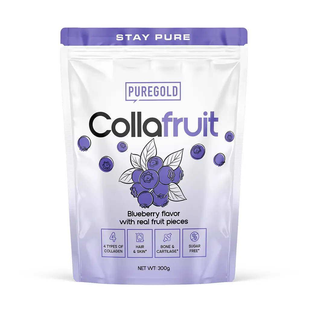 Гідролізований Колаген (типи I, II, III, V) зі Шматочками Чорниці CollaFruit - 300 г