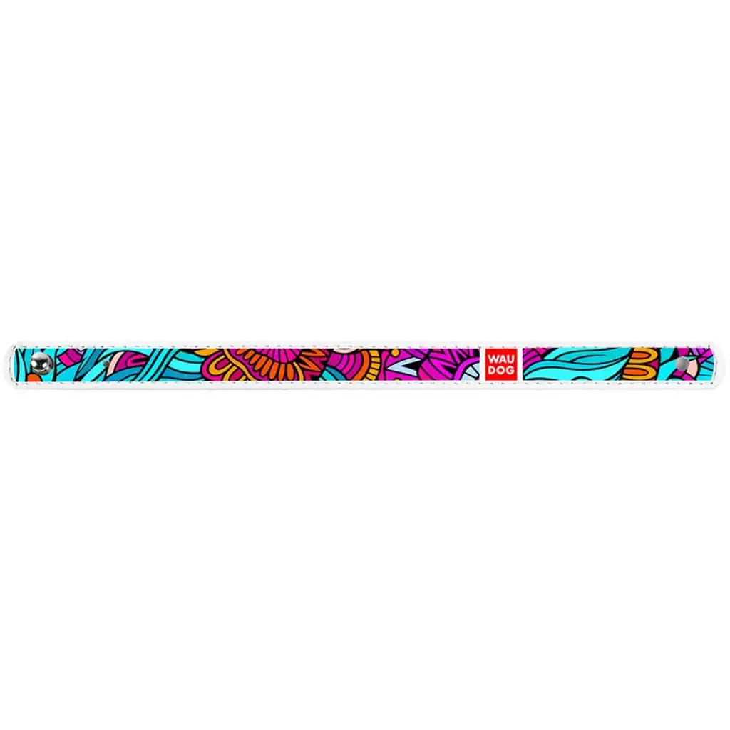 Браслет Waudog Design Літо, шкіра, 18-20х1,5 см, білий - фото 2