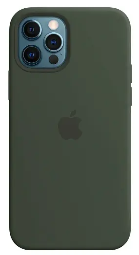 Чохол Silicone Case для Apple iPhone 12/12 Pro (Pine Green) АА [71869] - фото 3
