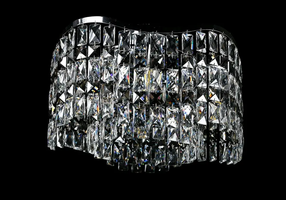 Люстра кришталева Splendid Ray LGH90350/7, 7 ламп, E14, хром, білий, сучасний стиль - фото 2