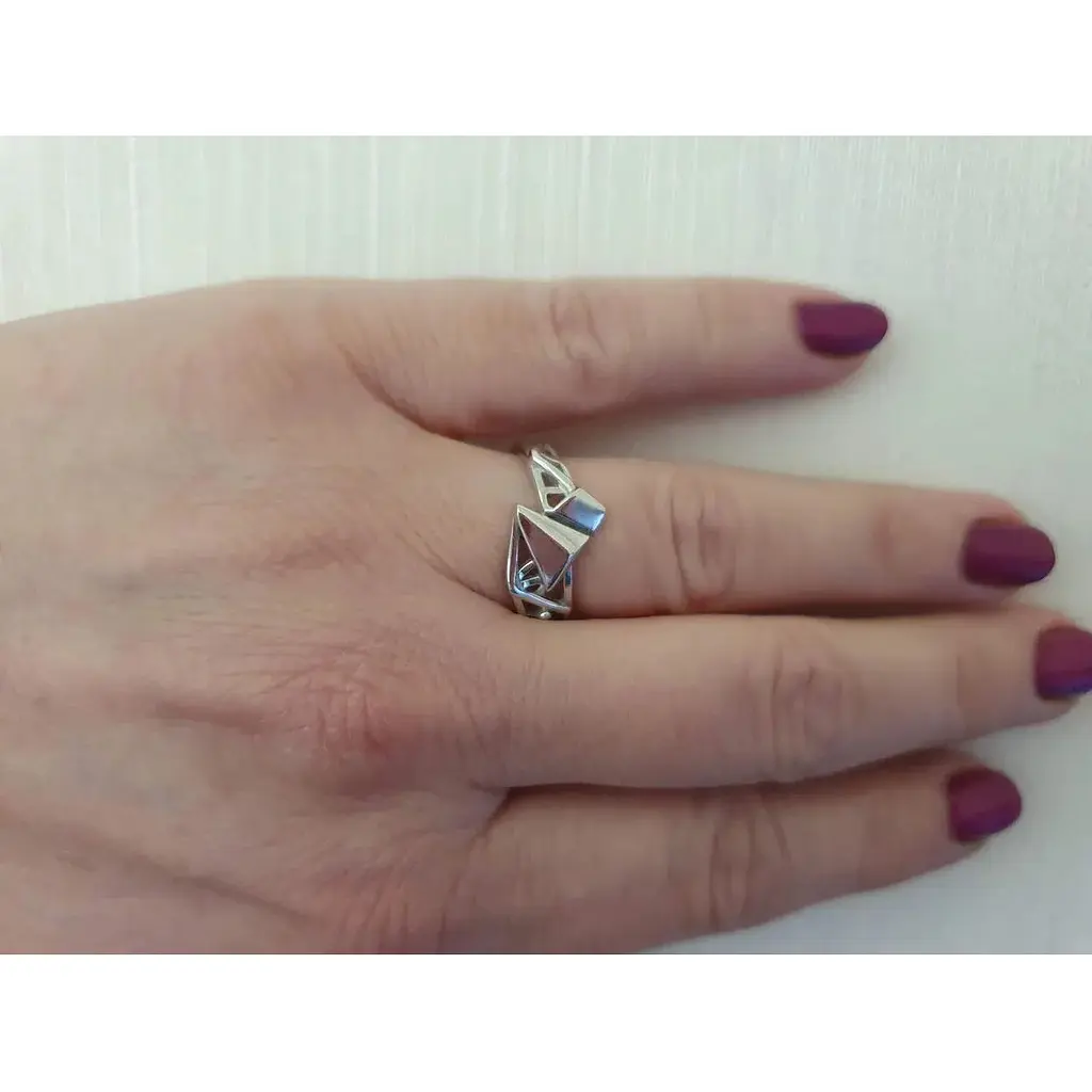 Срібне кільце Харківська ювелірна фабрика. 14661-Р 17,5 - фото 2