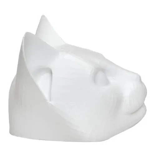 Захисний ковпачок фаркопа Голова кота Білий - фото 2
