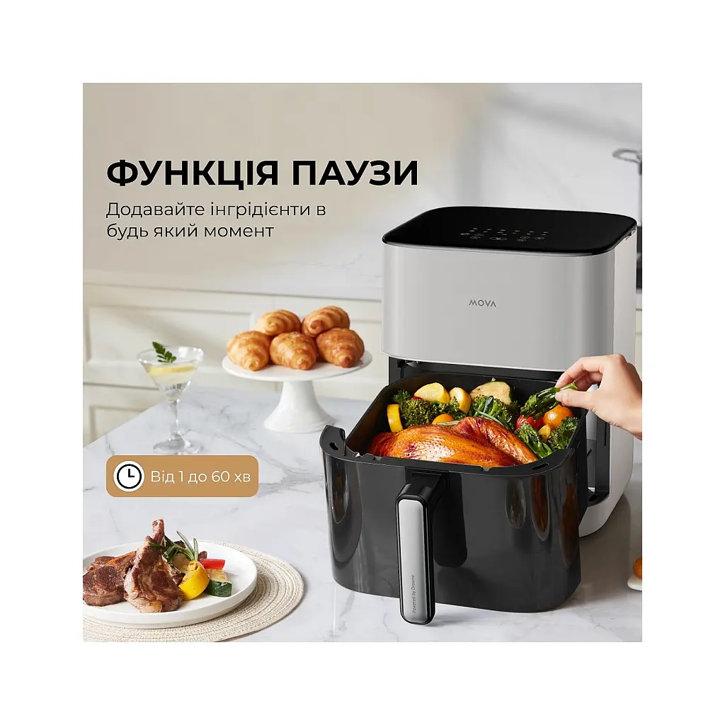 Мультипіч MOVA AeroChef FD10s Pro White (VFF12A-WH-S) - фото 10
