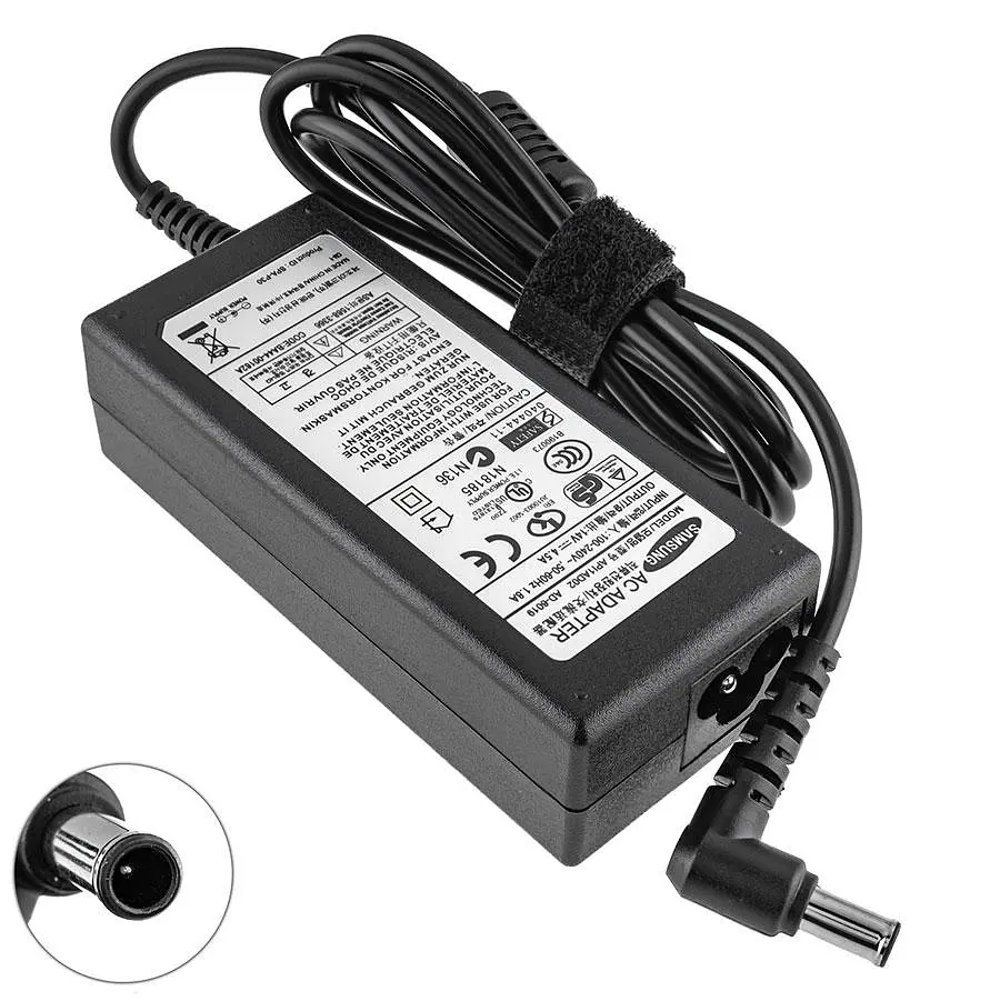 Блок живлення для монітора Samsung 14V 4.5A 63W 6.5 x 4.4мм+PIN чорний (без кабеля!)(AD-6314T)