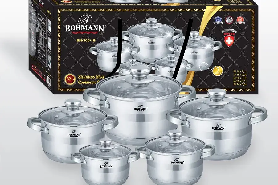 Набір посуду Bohmann BH 500-10 10 предметів
