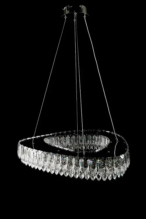 Світлодіодна люстра з кришталем Splendid Ray L7069/600/1 LED (CH+clear) - фото 4