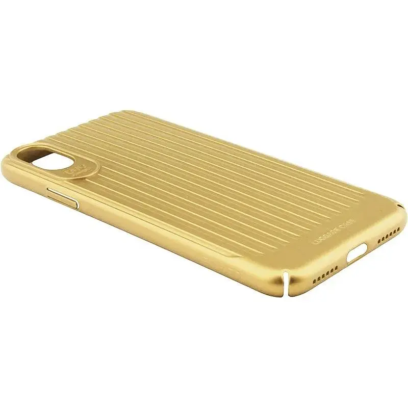 Чохол-накладка Usams Trunk Series Apple iPhone X Gold - фото 4