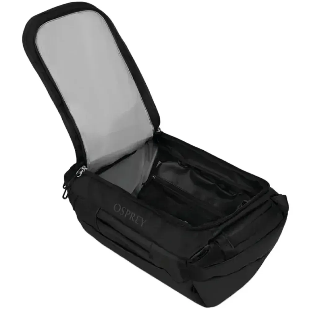 Сумка рюкзак Osprey Transporter Duffel 40 raven black/black - фото 4