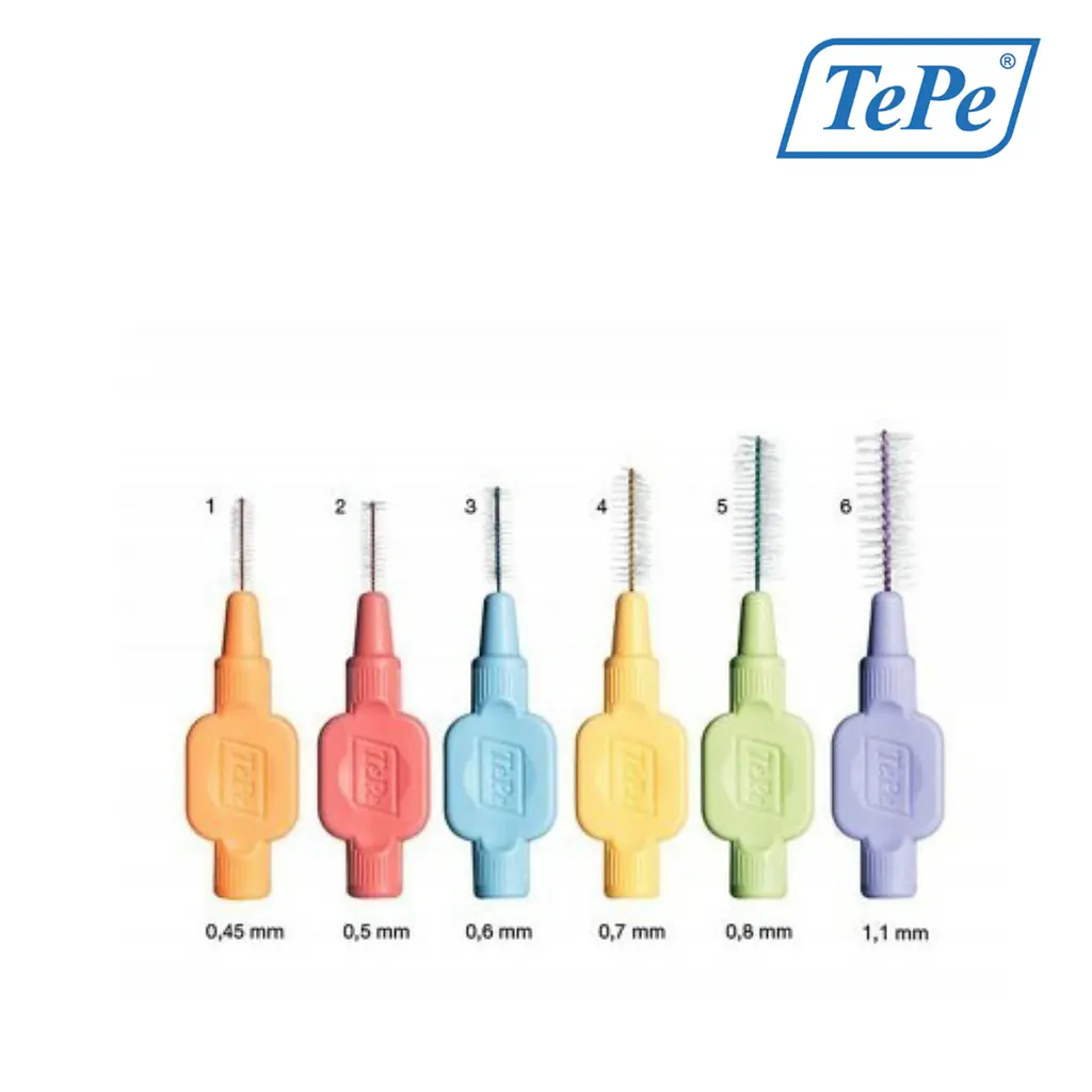 Міжзубна щітка TePe Extra Soft Mixed, 6 шт. - фото 4