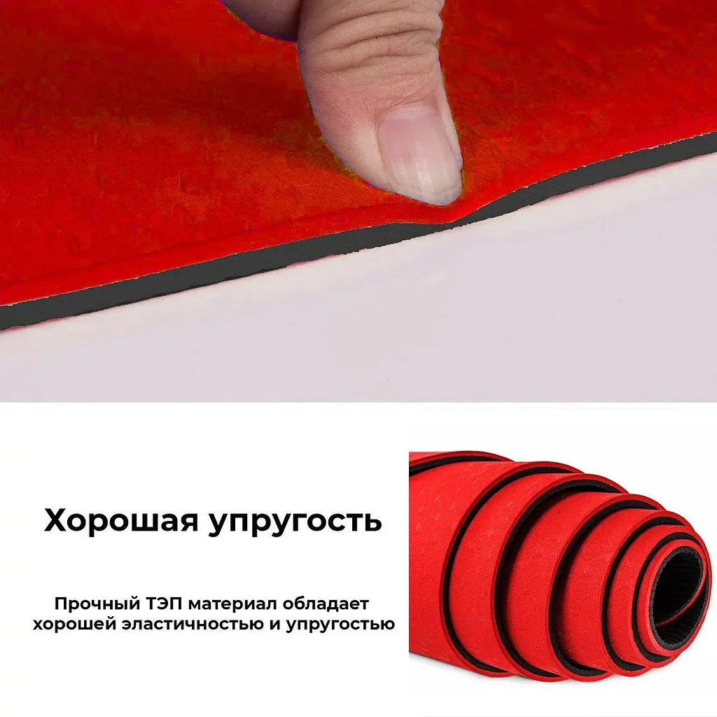 Килимок для йоги та фітнесу Power system 183х61х0,6 см fit0011585 - фото 9
