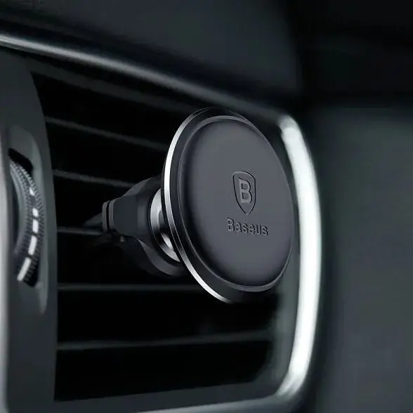 Автодержатель Baseus Magnetic Air Vent Car черный (SUGX020001)  - фото 4