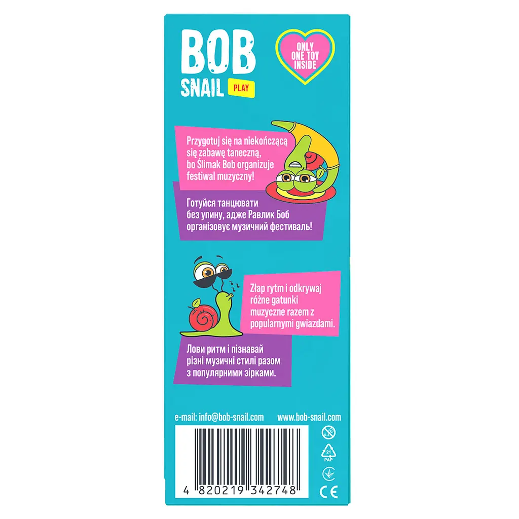 Конфеты детские натуральные Bob Snail Улитка Боб яблочно-грушевые 20 г + игрушка - фото 2