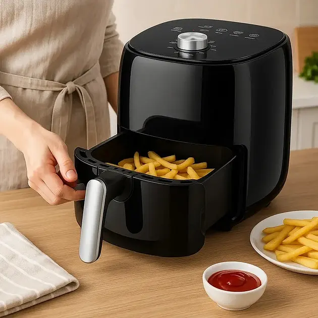 Фритюрниця Crownberg CB 5540 - електрична фритюрниця 2 л для дому з регульованим термостатом - фото 5