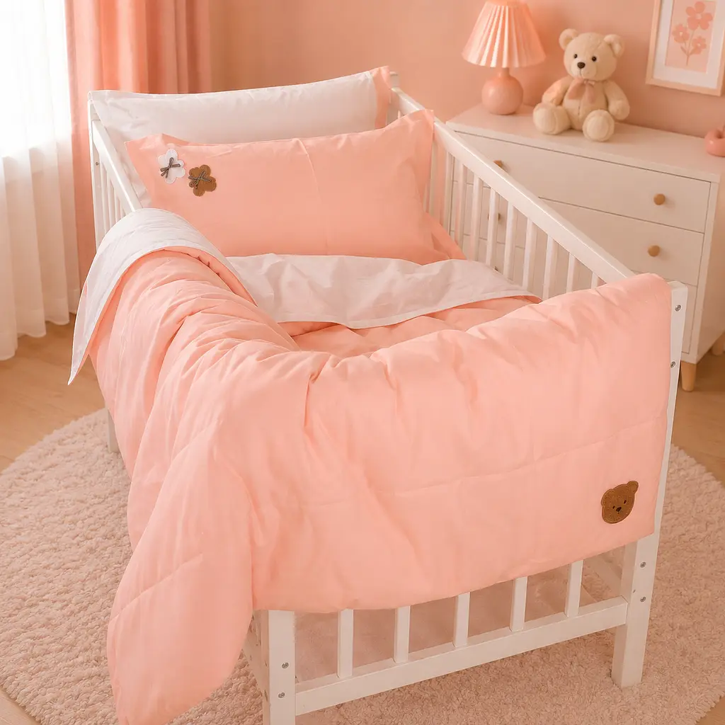 Дитяча постільна білизна MIRSON BABY Poplin Edition Teddy Bear та Lorena 110х160см (2200013085959) - фото 3
