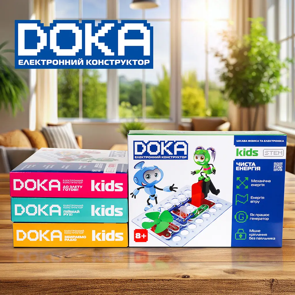Конструктор электронный Doka Чистая энергия 12 деталей - фото 8