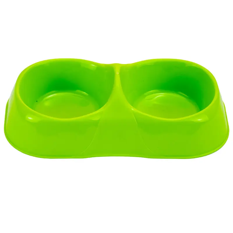 Миска двойная для корма и воды MPS Maya Double S Miz Col. 11.5×21.5x6 см  - фото 4