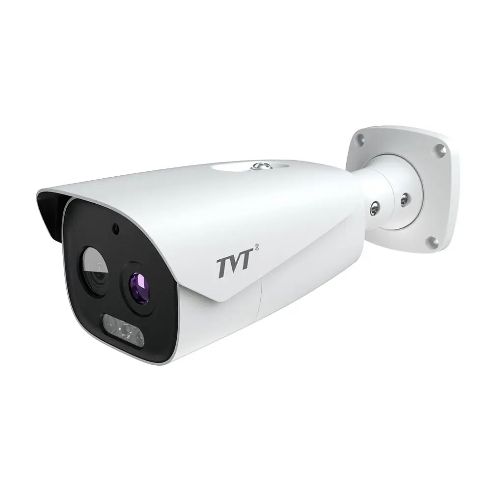 Тепловізійна IP-відеокамера TVT TD-5433E1-VT(19/PE) Thermal 384*288 f=19mm Optical 5Mp f=12mm (77-00317)