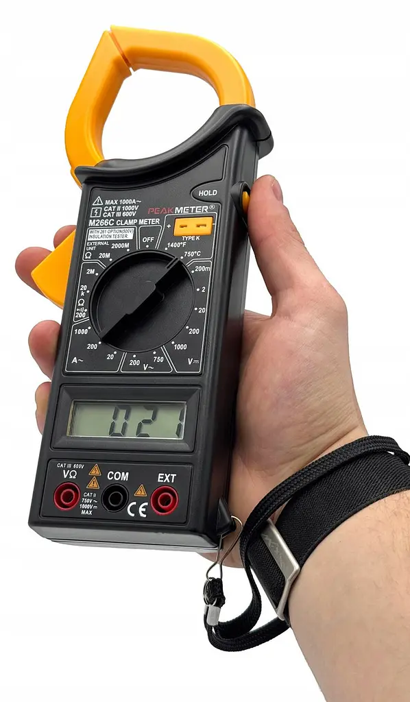Цифрові струмові кліщі з термопарою PeakMeter M266C - фото 6