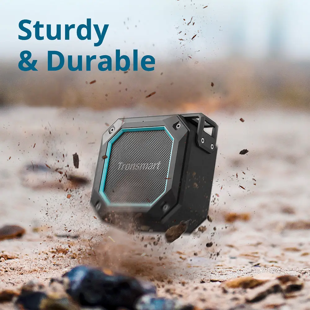 Бездротова портативна колонка Tronsmart Groove 2 ударостійка до 18 годин - фото 7
