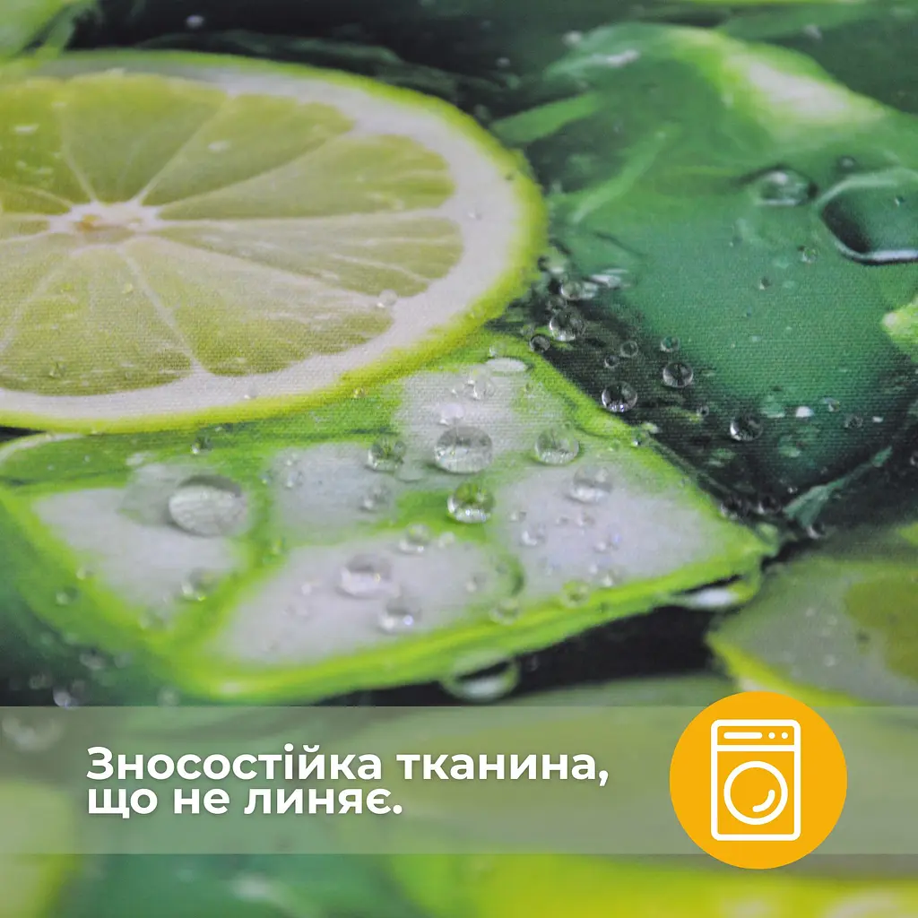 Скатертина Ideia із захистом від плям бавовна Teflon ефект лайм 140х170 см (8-13477*068) - фото 2
