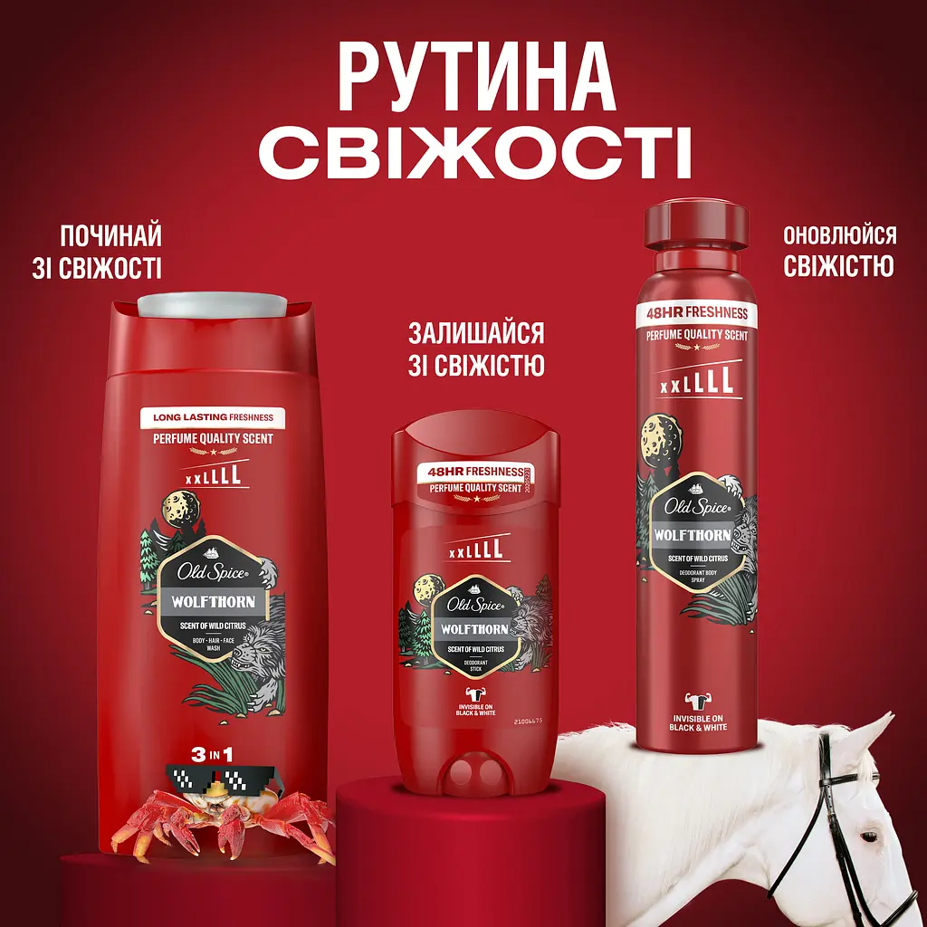 Аэрозольный дезодорант Old Spice Wolfthorn Scent of wild citrus 250 мл - фото 8