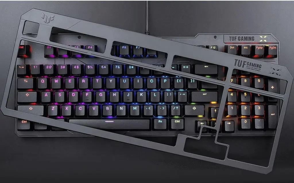 Клавіатура ASUS TUF Gaming K3 Gen II UKR Opti-Mech RGB Red Switches (90MP0390-BKMA00) - фото 7
