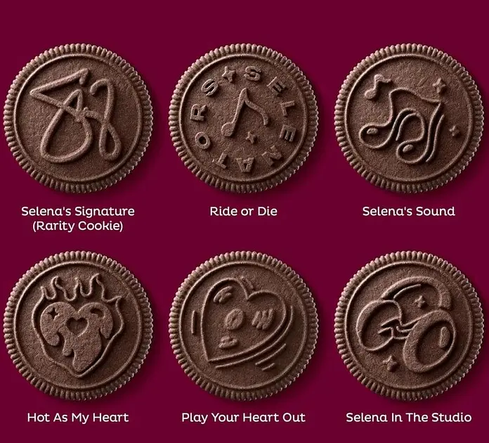 Печиво Oreo Selena Gomez Limited Edition Cinnamon Creme 90 г - фото 4