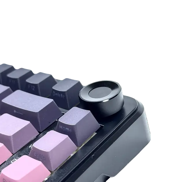 Клавіатура Ajazz AK820 Max Plus Flying Fish Switch Side Printed Blackberry Pink - фото 3