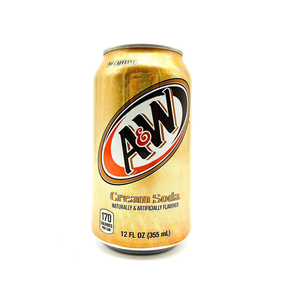 Газований напій A&W Cream Soda без кофеїну 355 мл