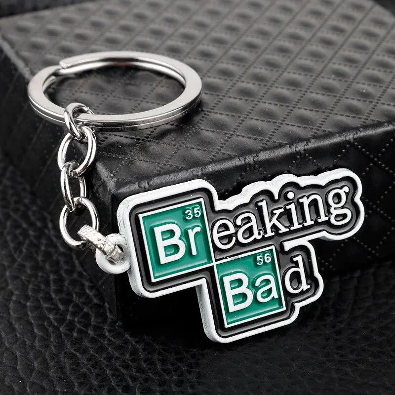 Брелок GeekLand У всі тяжкі Breaking Bad Br Ba логотип.871 - фото 4