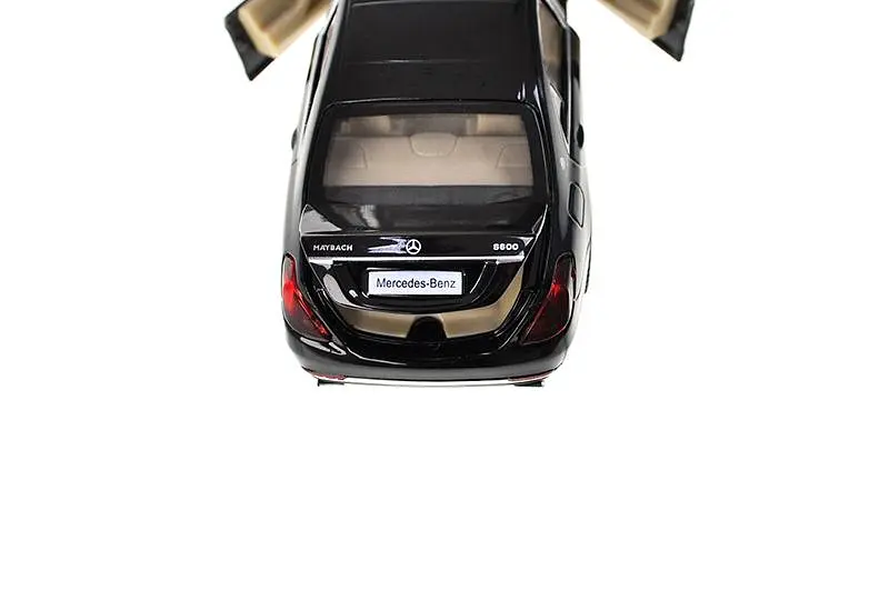 Іграшкова легкова машинка Mercedes-Benz S 600 1:32 Автопром світлозвукові ефекти металева 68401, коробка 18x9x9 см - фото 3