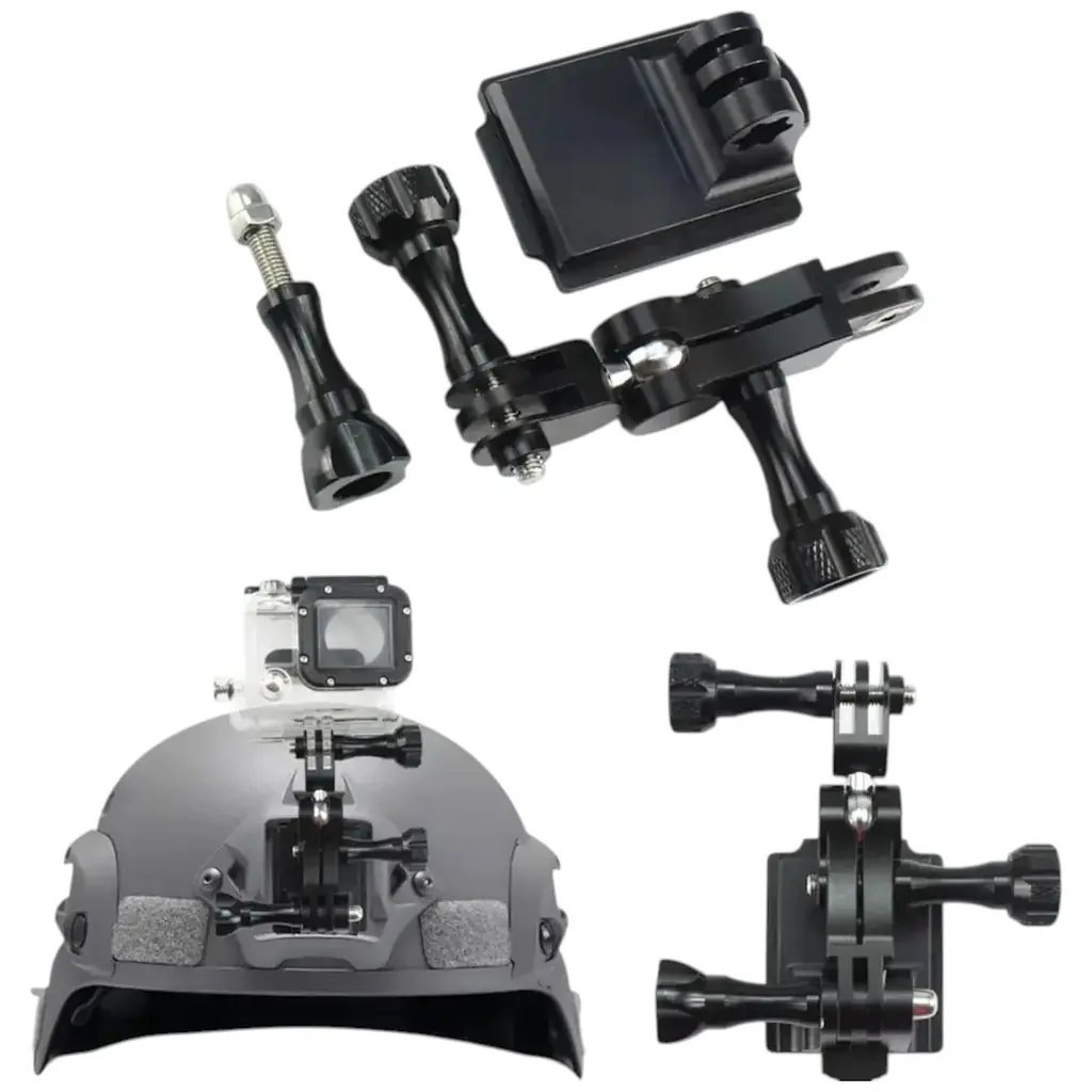 Універсальний адаптер Primo NVG на шолом, металеве кріплення з шарніром для екшн-камер - фото 7