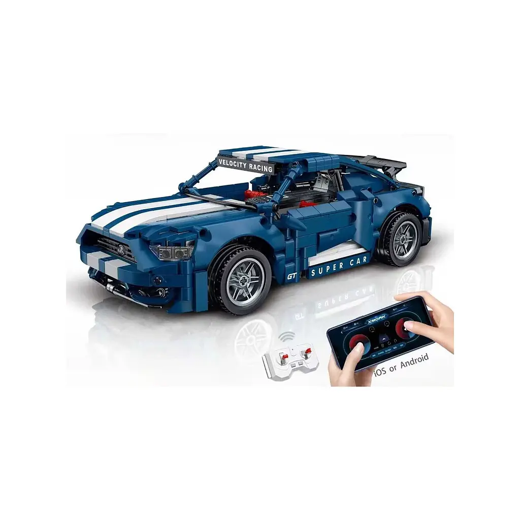 Конструктор детский Спорткар Blue Blocks 952 шт. - фото 3