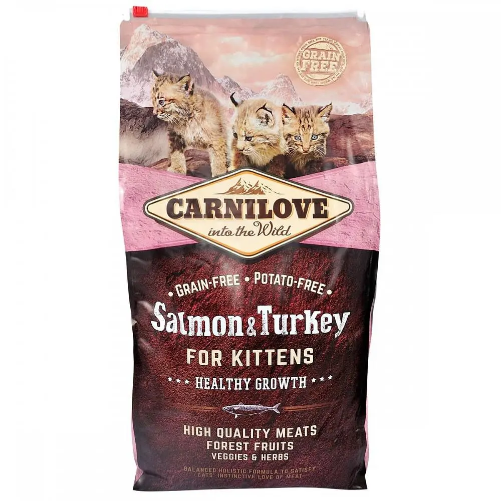 Сухий корм Carnilove Cat Salmon & Turkey Kitten 6 кг з лососем та індичкою для кошенят - фото 4