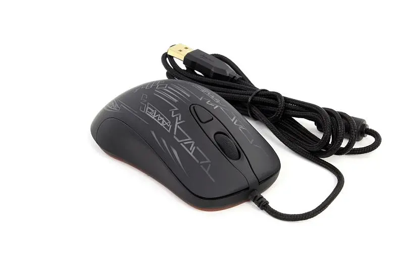 Ігрова миша Frime Black Panther, USB Omron switch Avago 3050 sensor, 2м (FMP18100) - фото 2